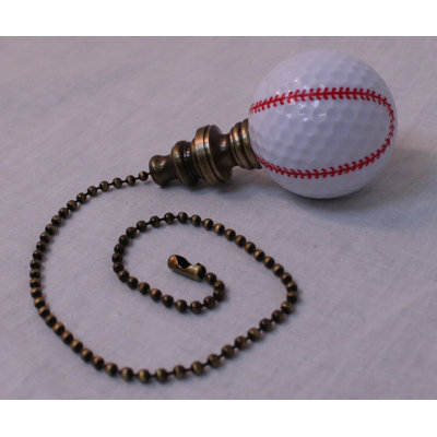 Baseball Ceiling Fan Pull Chain