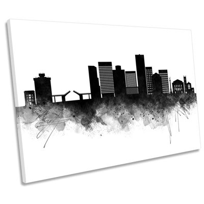 Norfolk USA - Wrapped Canvas Print