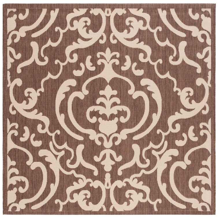 Arellanes Performance Damask Indoor/Outdoor Area Rug