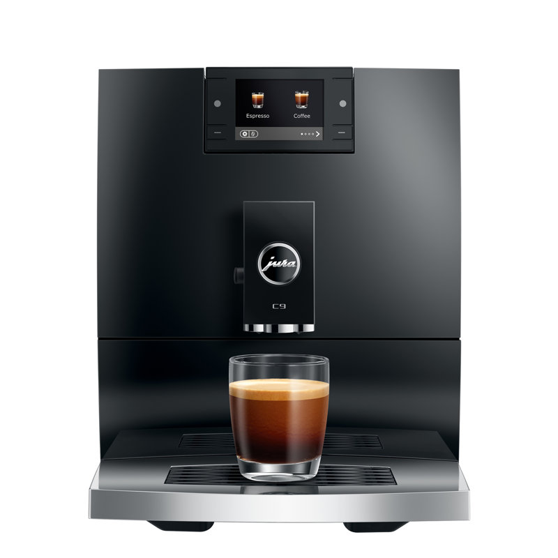 C9 Piano Black Automatic Coffee Machine, Black