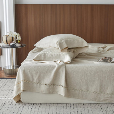 Ensemble de draps 100% lin lavé - Draps en lin naturel français