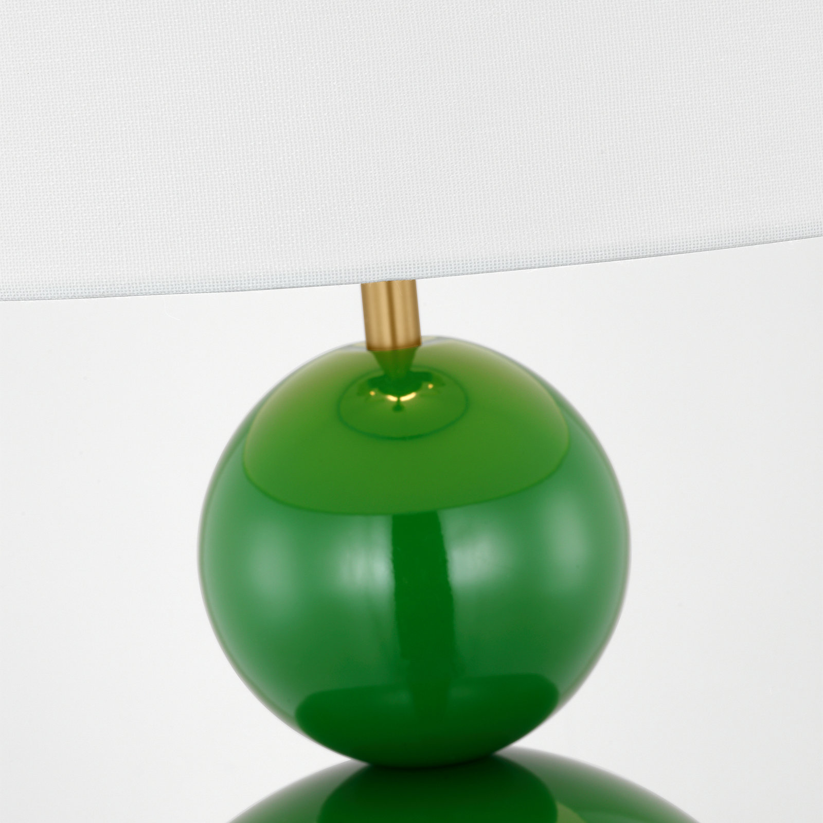 Suki Metal Table Lamp, Green