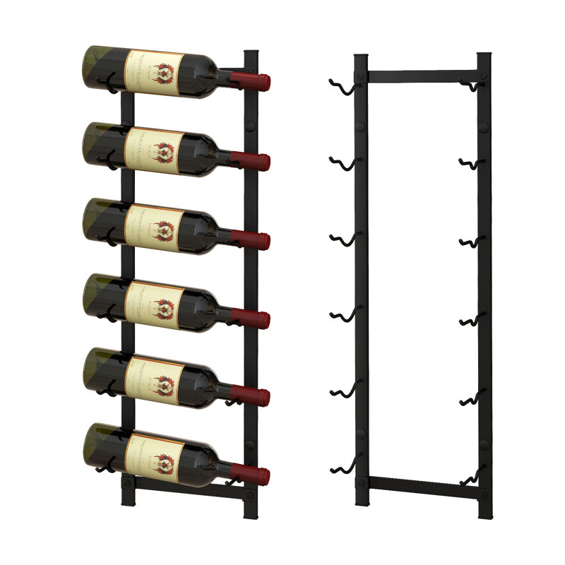 Otmar Wine Bottle Rack in Black