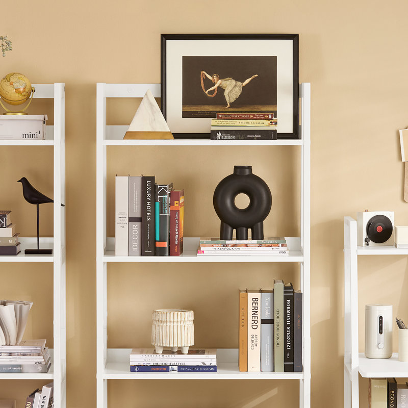 Jedidiah 160cm H Ladder Bookcase, 160cm H x 64cm W x 25cm D