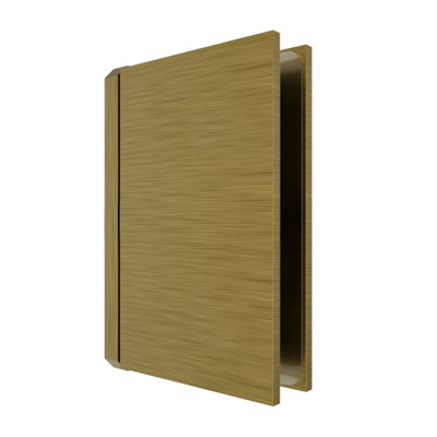 Adjustable Glass To Curb Mount Shower Door Pivot Hinge Bottom 3/8" and 1/2" Glass Thickness Antique Brass Finish
