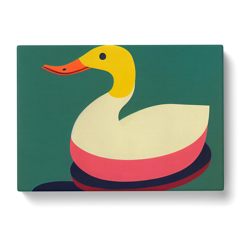An Abstract Duck - Wrapped Canvas, 35cm H x 50cm W x 3cm D