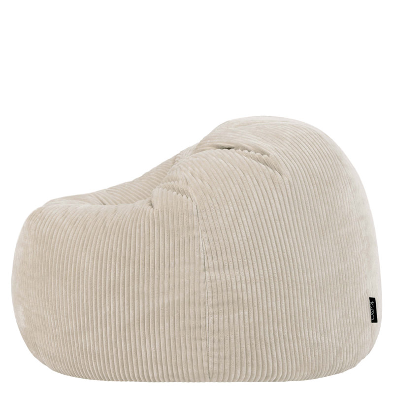 icon Kingston Beanbag Corduroy Navy Blue, Stone