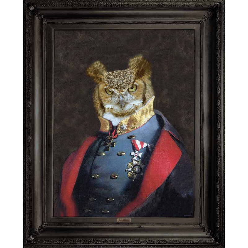 Grandfather Olaf - Print on Canvas, Black Framed