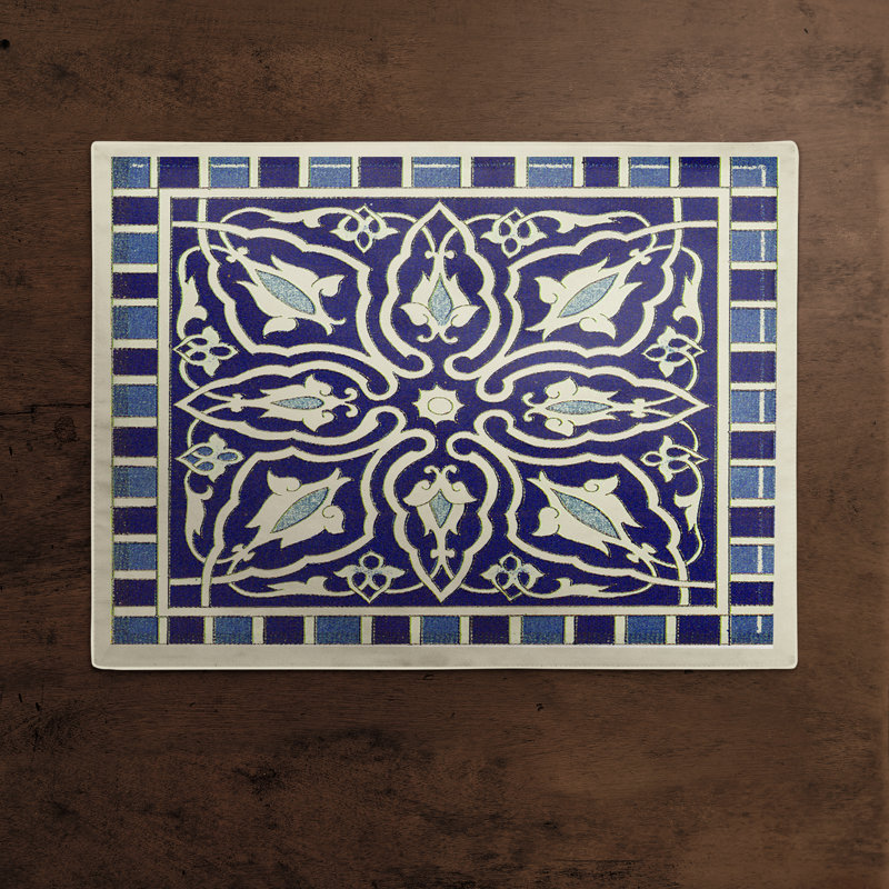 Polyester No Pattern Rectangle Placemat