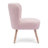 Upholstered Side Chair with Ottoman-1215658408