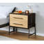 59.9cm W Manufactured Wood Bedside Table-25952624