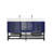 Jessica 60'' Single Bathroom Vanity with Stone Top-200630545