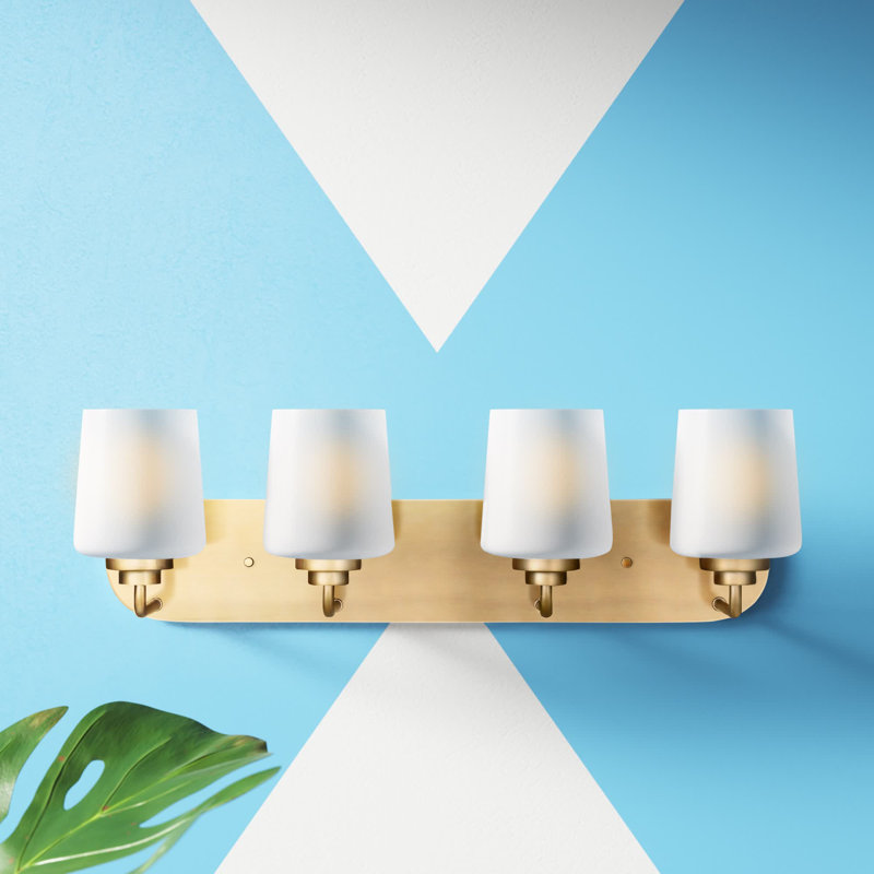 Windom 4 - Light Dimmable Vanity Light, Satin Brass, No