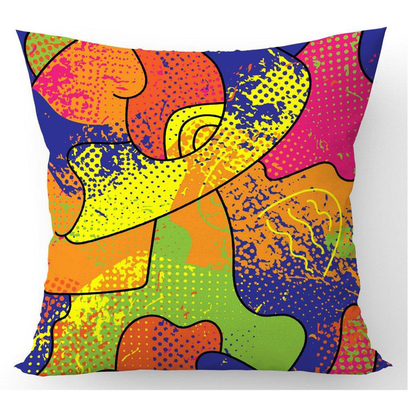 Jamilla Abstract Square Cushion