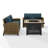 4 - Person Patio Conversation Set with Cushions-1691955824