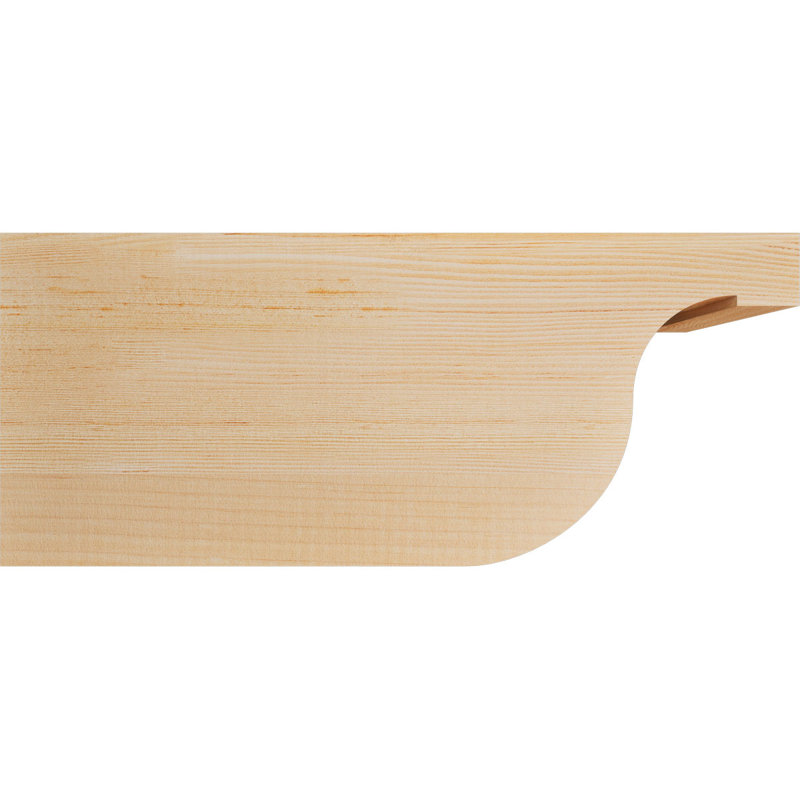 Queue de chevron lisse Del Monte, Sapin de Douglas, H 8 po x l 5 1/2 po x L 18 po