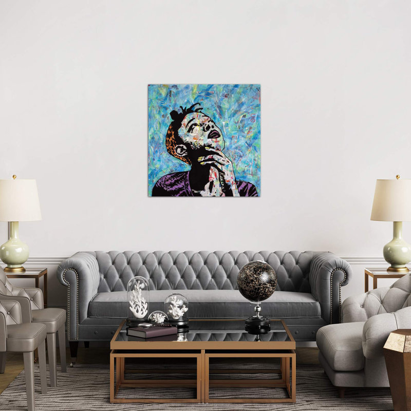 Thinker by Amy Smith - Wrapped Canvas Giclee Art Print, 45.72 cm H x 45.72 cm W x 1.91 cm D
