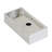 White Ceramic Wall Mount Bathroom Sink - 14.53X7.48 Inch Rectangular, Stain , Low Water Absorption, Acid Resistance, Modern Enticing With Faucet Hole Rectangular Mounted Sink, Stain-, Absorption