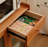 Scandinavian-style Solid Wood & Glass Sideboard