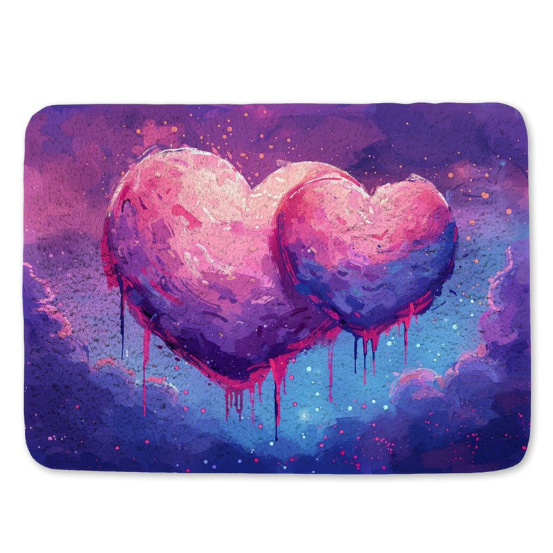 Tapis de bain en microfibre / microsuède Dequann, L 21 po x L 34 po