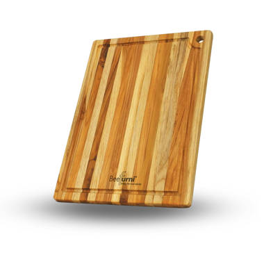 Teak Wood Large Wooden Cutting Board. Perfect for Cooking, Meats