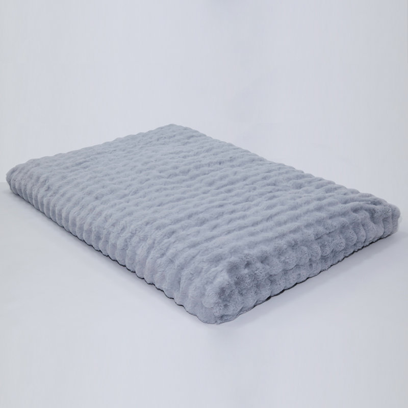 Lit pour chien très moelleux pour animaux de compagnie 6 tailles, matelas anti-angoisse pour lit pour chien avec fond antidérapant, housse imperméable amovible, lavable à la machine