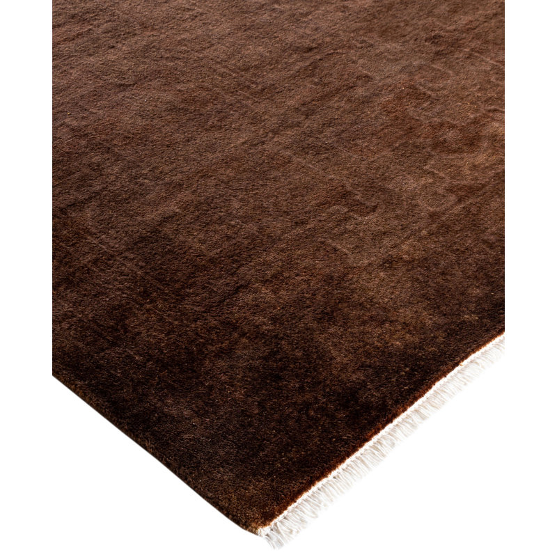 Overdyed One-of-a-Kind 8' 2" X 8' 3" Hand Knotted Area Rug