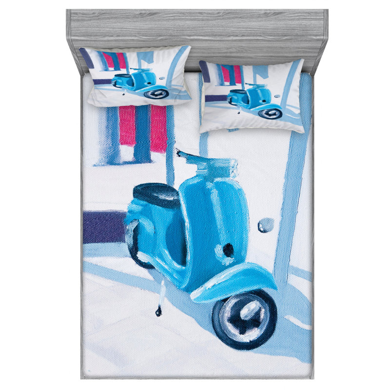 Microfiber Sheet Set, Full Sheet Set with Fitted Sheet