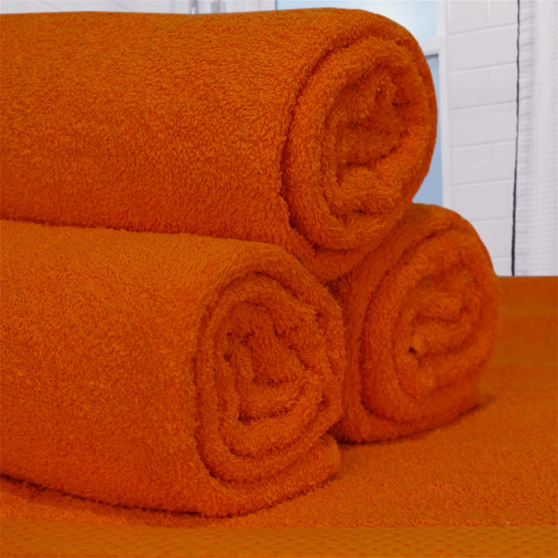 100% Cotton Bath Sheet, Orange