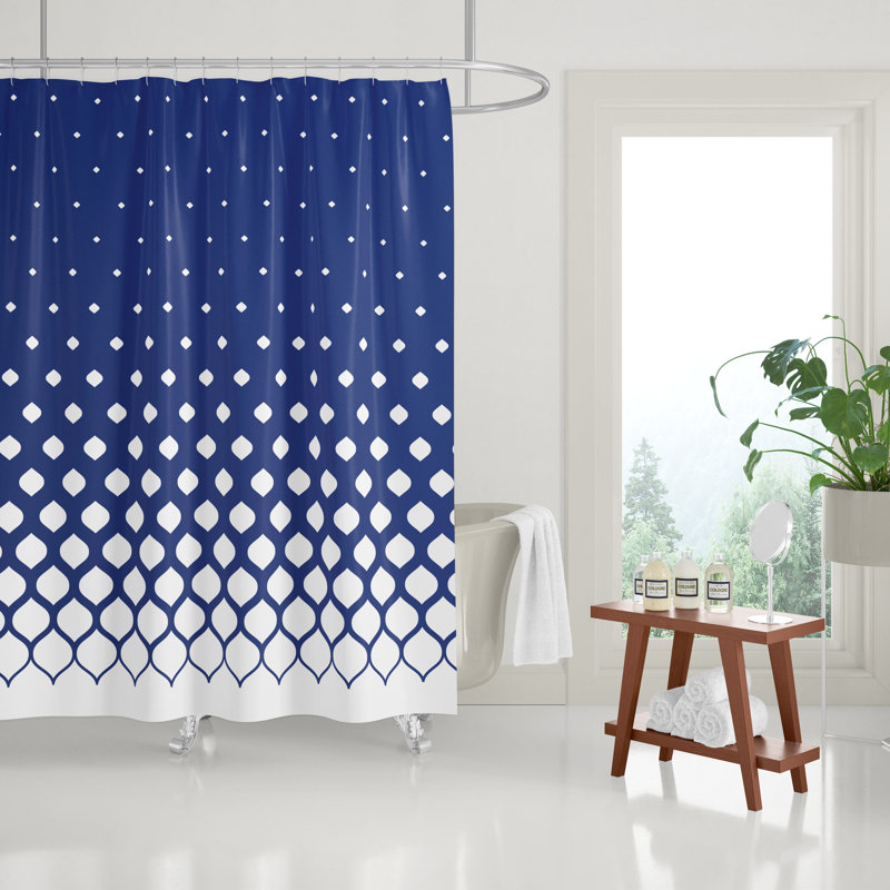 Rideau de douche Averill, Bleu marine