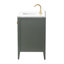 Ensemble de meuble-lavabo autoportant à simple cuve 48 po avec plateau en marbre Lavallon-105275168-105275173