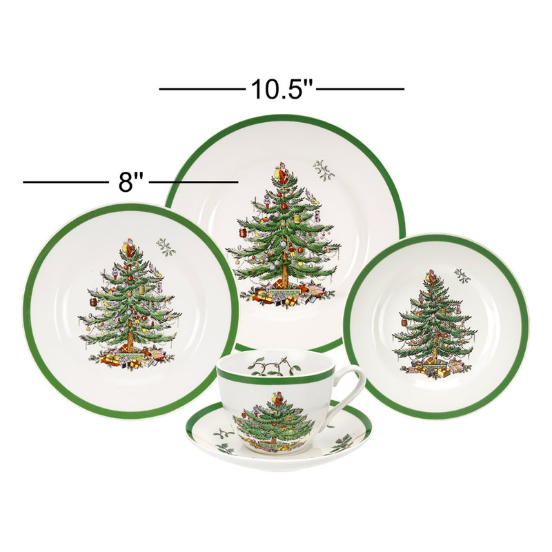 Spode Christmas Tree 5-Pc Place Setting