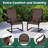2 PCS Patio Chairs C-Spring Motion Chairs with Quick-drying & Breathable Fabric-1674496750