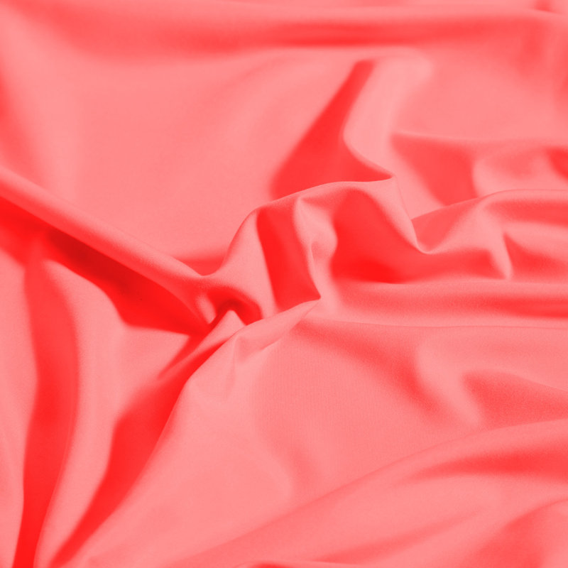 Ensemble de draps en micro-fibre, Corail, Ensemble de draps pour lit double + drap-housse + 