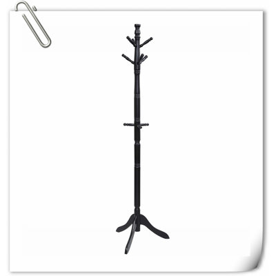 Coupar Solid Wood Freestanding Coat Rack