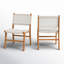 Chaise d'appoint en cuir véritable Markus-1595740652