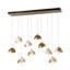 Luminaire suspendu linéaire à double abat-jour 10 lumières Brooklyn-886939439-886939450-886939453