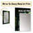 Forest Enchanted Forest Pastoral I - Forest Mirror, Traditional Unique Wall Mirror, Printed Metal Art-1879969536