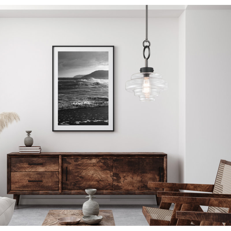 Bellas 1 - Light Single Pendant, Black