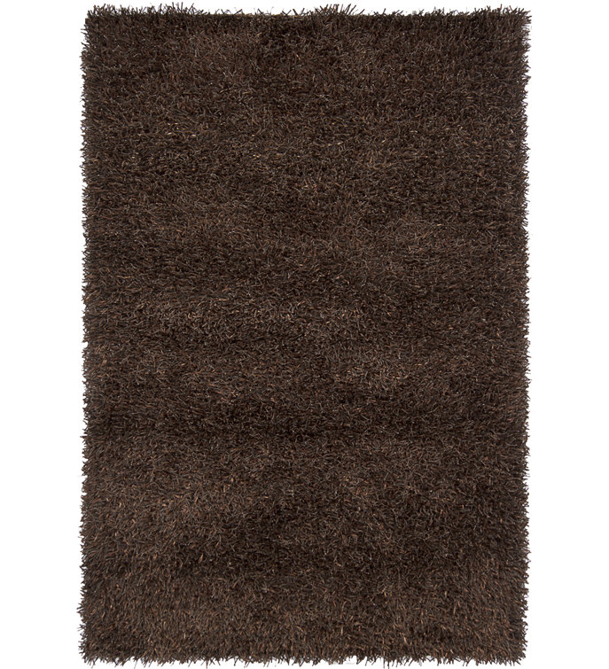 Tapis brun foncé Arae