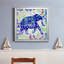 «Painted Elephant I», reproduction d'art graphique sur toile encadrée-608763010-608763068
