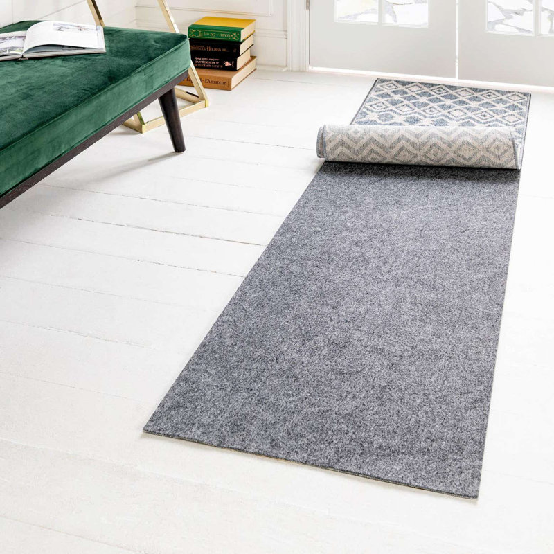 Sous-tapis Hokku Designs Timora, Tapis de couloir 2 pi x 3 pi 11 po