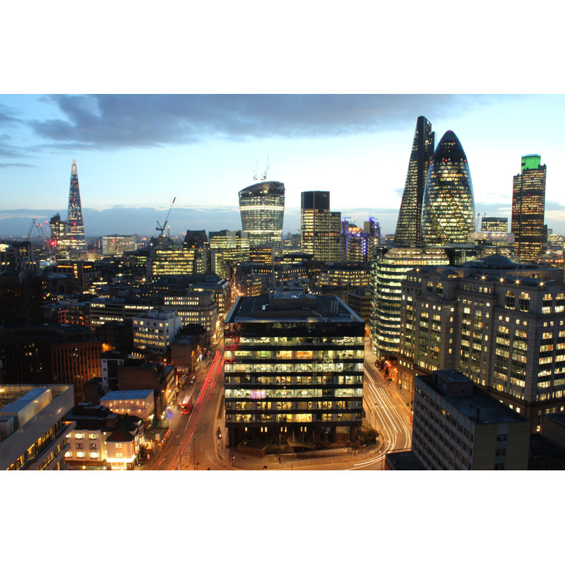 London Skyline by AliakseiYarmolin - Wrapped Canvas Print, 51cm H x 76cm W