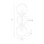 Polaris 2 - Light Armed Sconce-28242055-28242052