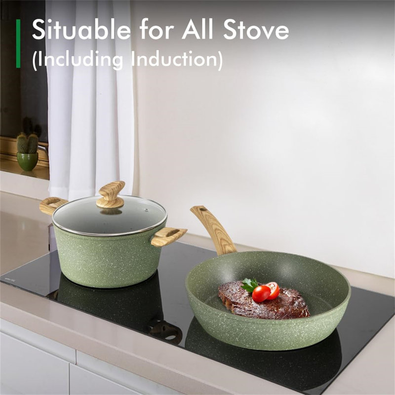 Monalisa 12 - Piece Aluminum Cookware Set