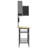 Set Of 9 Steel Medium Height-Adjustable Workshop Table-385435480