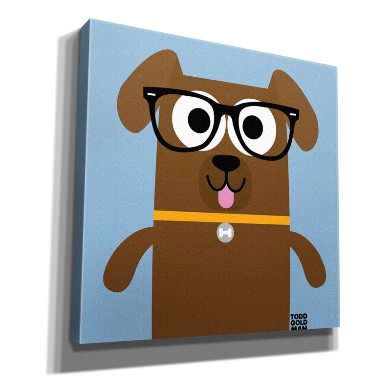 «Bow Wow Labrador» par Todd Art, H 37 po x l 37 po x P 1,5 po