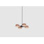 Lustre tambour unique à 4 lumières Zaina