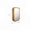 Miroir fonctionnel 29,72 x 19,69 pouces avec armoire