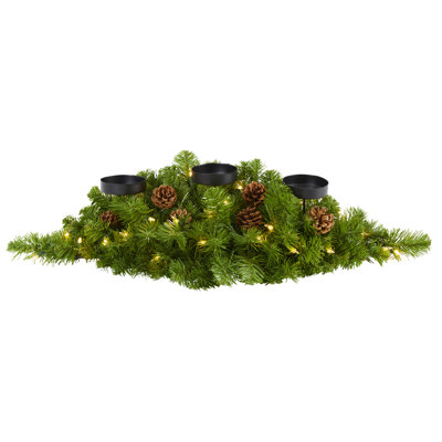 Pine Candelabrum Arrangement